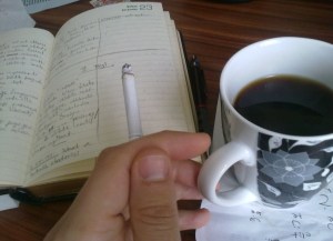 Iuvenalis, sigara ve kaave