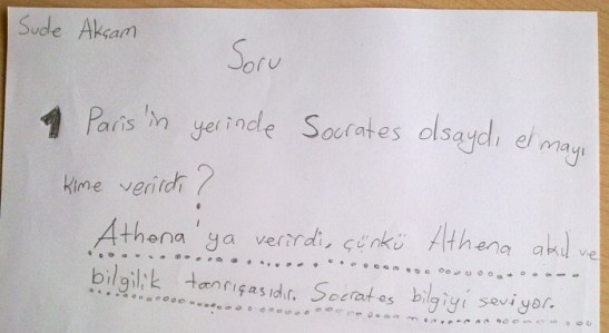 Paris'in yerinde Socrates olsaydı...