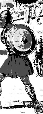 Martialis'in Hermes'i, gladyatörü