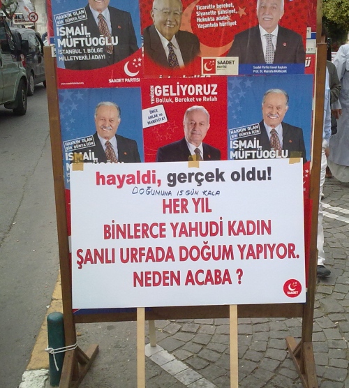 Saadet Partisi usulü seçim propagandası