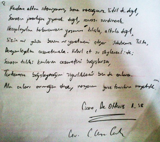 Cicero, De Officiis 1.38